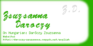 zsuzsanna daroczy business card