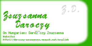 zsuzsanna daroczy business card